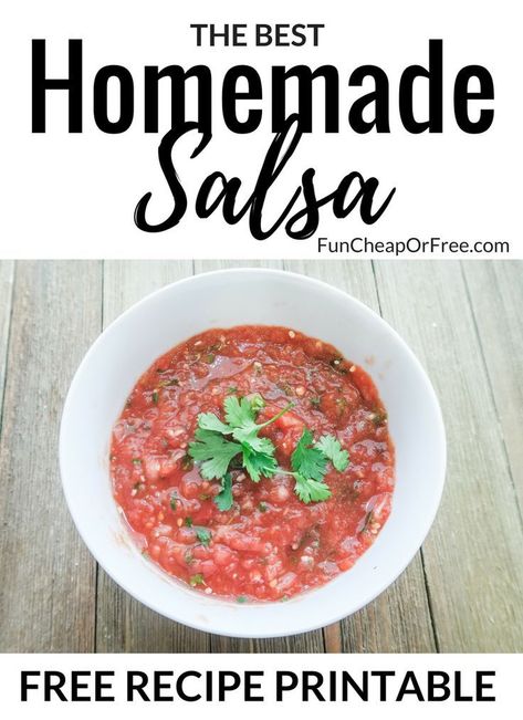 OH MY SALSA! All you need is a blender, this is the easiest and best recipe EVER!!!! You can even use tomatoes from your pantry OR your garden. This is a keeper! #recipes #salsarecipe #homemadesalsa Best Homemade Salsa, Easy Homemade Salsa Recipe, Restaurant Salsa, Quick Salsa, Blender Salsa, Easy Homemade Salsa, Easy Salsa Recipe, Homemade Salsa Recipe, Easy Peasy Recipes