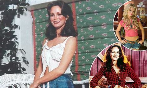 Jaclyn Smith, 77, was the FIRST star to model Daisy Duke denim shorts | Daily Mail Online John Travolta Daughter, Grease Dance, Daisy Duke Shorts, Daisy Duke, Stepford Wife, Louise Redknapp, Jaclyn Smith, Strictly Come Dancing, Daisy Dukes