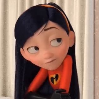 Violet Violet Parr, Violet, Orange, Hair