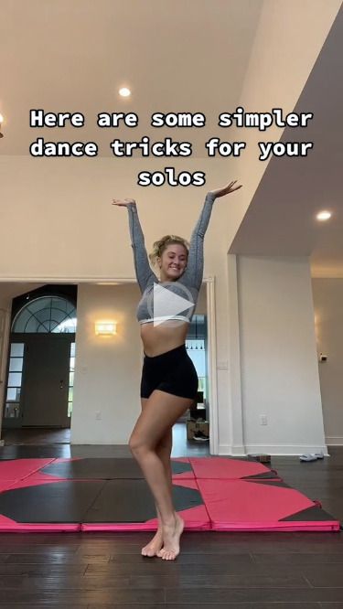 ▷ ▷Hey dancers here are some simple but cool tricks for your solos and to have???????? dance choreography aesthetic, dance choreography for wedding, dance choreography videos hip hop korean, !! Dance Tricks, Contemporary Dance Moves, Gymnastics For Beginners, Dance Workout Routine, Dance Motivation, Solo Dance, Cool Tricks, Dance Stretches, Gymnastics Tricks