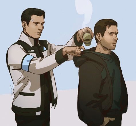 This was the first thing Connor did as a deviant. Detroit Become Human, The Story, Human