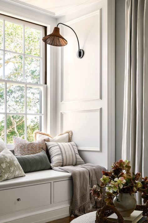 Tips to Create A Summer Bedroom Summer Bedroom, Window Seats, Vintage Side Table, Bedroom Studio, Mcgee & Co, Furniture Office, Studio Mcgee, Window Seat, Custom Upholstery