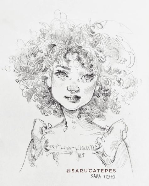 Sara Tepes | 20 on Instagram: “Afros are the cutest hairstyle, fight me” Sara Tepes, Sketches Of Love, Artist Books, Art Sketchbook, 그림 그리기, Drawing Inspiration, Buns, Drawing Sketches, Art Sketches