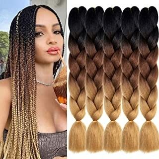 Brown Box Braids, Micro Braids Styles, Ombre Box Braids, Box Braid Hair, Afro Braids, Jumbo Braiding Hair, Ombre Braid, Colored Braids, Ombre Hair Extensions