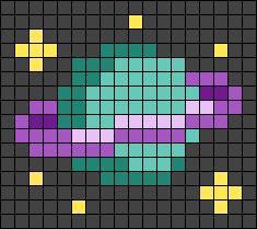 Space Perler Bead Patterns, Easy Perler Bead Patterns, Make Friendship Bracelets, Easy Perler Beads Ideas, Easy Pixel Art, Pixel Art Templates, Hama Beads Design, Perler Bead Templates, Diy Perler Bead Crafts