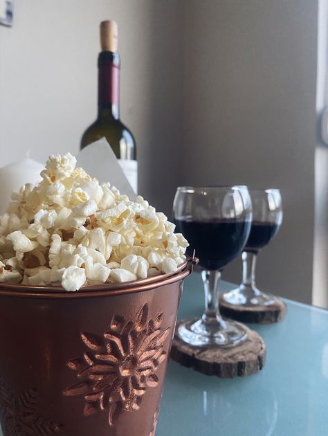 Popcorn And Wine, Evening Aesthetic, I Wait For You, You Belong With Me, Wine Time, Scandal, Popcorn, Red Wine, Brave