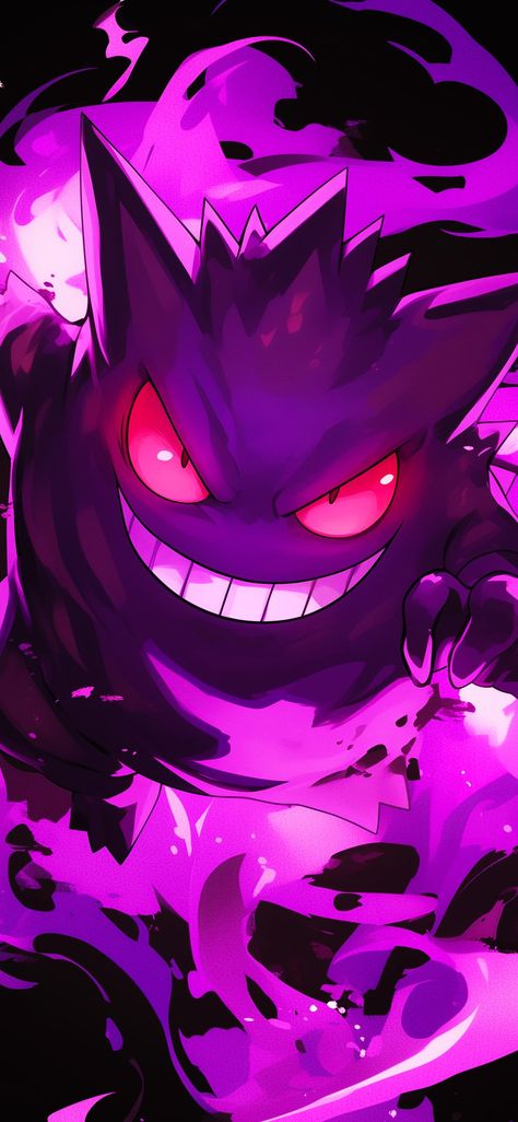 Darkrai Wallpapers, Ghost Pokemon Wallpaper, Gengar Pokemon Wallpaper, Gengar Art, Darkrai Pokemon, Pokémon Wallpaper, Gengar Pokemon, Pokemon Fusion Art, Ghost Pokemon