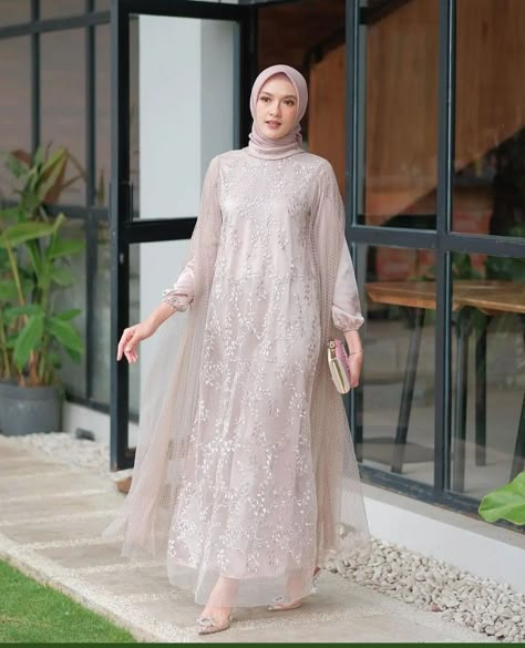 Brukat Dress, Pengantin Modern, Brokat Modern, Dress Brokat Modern, Dress Muslim Modern, Fesyen Islam, Kebaya Modern Dress, Dress Couple, Ootd Kondangan