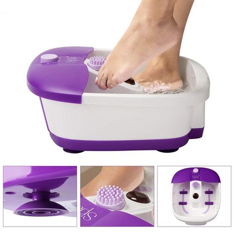 Sensio Foot Spa Massager Bath - Pamper Your Feet with Heat, Bubbles and Massaging Tools - All In One Home Salon - Therapeutic Massage Tub + Pedicure Set: Amazon.co.uk: Health & Personal Care Pedicure Set, Foot Soak, Foot Spa, Therapeutic Massage, One Home, Foot Bath, Amazon Beauty Products, Bath Spa, Home Salon