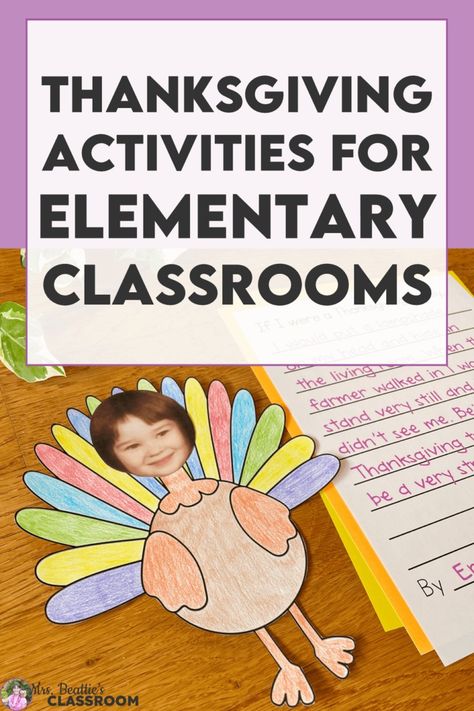 What would it BE like to be the Thanksgiving turkey? Let your students' imaginations run wild with this fun writing and art activity! This is the perfect activity for the days leading up to Thanksgiving break! Thanksgiving Elementary Activities, Thanksgiving Ela Activities, Thanksgiving Activities For Elementary, Thanksgiving School Activities, Thanksgiving Elementary, Thanksgiving Writing Activities, Thanksgiving Picture Books, Thanksgiving Literacy Activities, Fun Thanksgiving Activities