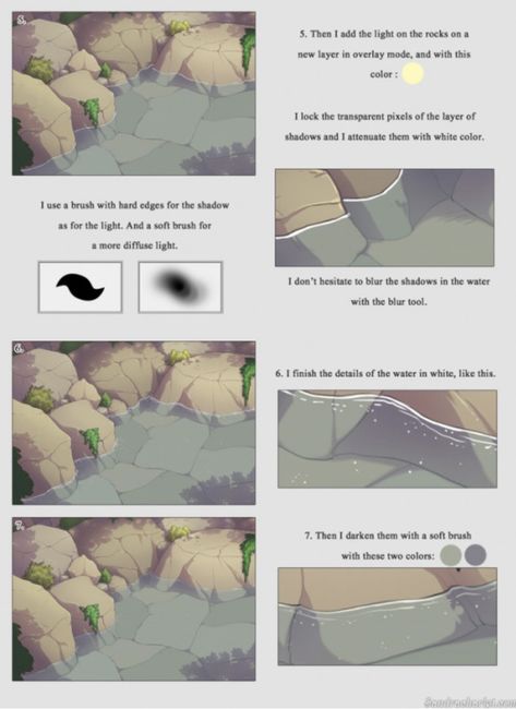 Anime Composition, Fire Tutorial, Drawing Fire, Concept Art Tutorial, Art Advice, Digital Painting Techniques, Coloring Tips, Background Drawing, Nature Drawing