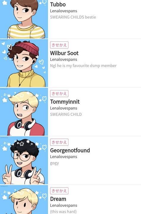 why is some person just posting pictures of the DSMP members as picrew I don't think that's how posting on picrew works 😭 it's not even their picrew either What Is Happening, Fallout Vault, Vault Boy, Comics, Memes, Anime, Fictional Characters, Quick Saves