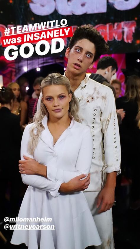 Milo Manheim and Witney Carson #TeamWitlo School Spirits, Peyton Clark, Witney Carson, Disney Zombies, Milo Manheim, Meg Donnelly, Insane Asylum, Dance Style, Disney Channel Shows