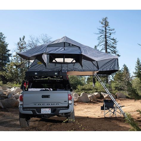 Smittybilt GEN2 Overlander Tent XL - 2683 - Smittybilt Tepui Tent, Truck Bed Tent, Tent Set Up, Aluminium Ladder, Truck Tent, Car Tent, Interior Led Lights, Roof Tent, Bed Tent