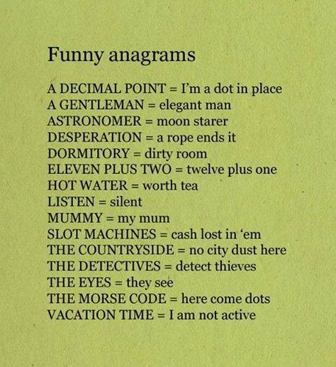 What’s an Anagram? | Learn English with Demi Anagram Words, Word Brain Teasers, Quiz Questions, Teaching Grammar, English Writing Skills, Grammar Lessons, Word Puzzles, English Writing, English Language Learning