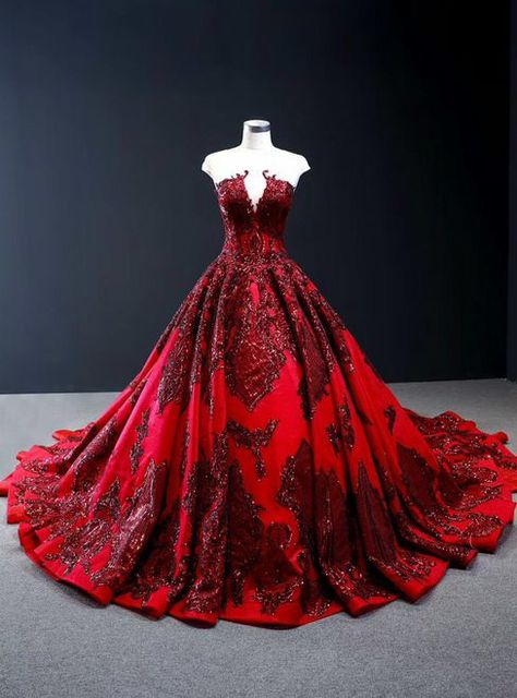 [COMPLETE][EDITING] Ace Hernandez, the Mafia King, known as the Devi… #romance Romance #amreading #books #wattpad Burgundy Ball Gown, Masquerade Ball Gowns, Red Ball Gowns, Cap Sleeve Prom Dress, Masquerade Ball Gown, Red Ball Gown, Satin Bridal Gowns, Glamouröse Outfits, Dresses Design