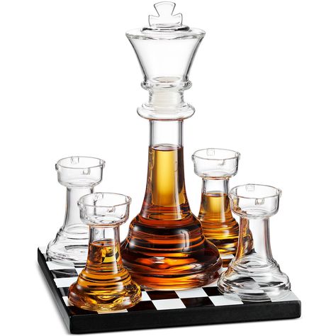 Whiskey Gift Set, Vodka Wine, Whiskey Glasses Set, Whiskey Set, Liquor Dispenser, Liquor Glasses, Whiskey Decanter Set, Mahogany Stain, Whiskey Gifts