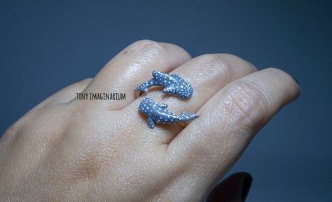 Shark Ring, Shark Jewelry, Shark Stuff, Fish Animal, Whale Sharks, Animal Ring, Shark Themed, Cute Shark, Animal Rings