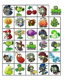 Musings of an Average Mom: Plants vs. Zombies bingo Plants Aesthetic Drawing, Zombie Party Games, Kids Zombie Party, Diy Pots For Plants, Plants Zombies, Plant Mom Aesthetic, Plants Vs Zombies Birthday Party, Plantas Versus Zombies, Plant Logo