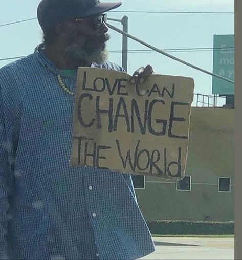 ❤️LOVE can change the WORLD #whataboutusmusic #Whataboutus #positivevibes #loveistheanswer Changing The World Quotes, Final Year Sign Out Shirt, Dude With Sign, Change The World Quotes, Teacher Activities, Human Values, Dark Aesthetics, Type Shi, United Way