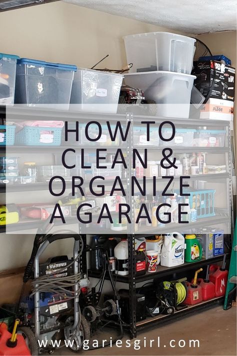 Three Car Garage Organization Ideas, Two Car Garage Organization, 3 Car Garage Organization, Garage Labels Organizing Ideas, 2 Car Garage Organization, Garage Self Made Organizer, Best Way To Label Garage Storage Bins, Organize A Garage, Garage Shelf With Bins