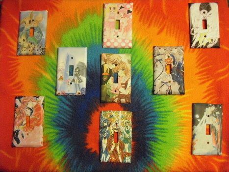 Anime light switch covers Teen Programs, Craft Knife, Program Ideas, Programming For Kids, Spray Adhesive, Light Switch Cover, Switch Plate Covers, Switch Plate, Apple Wallpaper