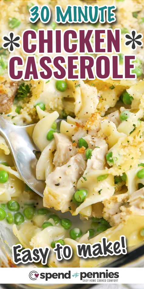 Chicken Noodle Hot Dish, Egg Noddle Recipes Easy Quick, Frozen Egg Noodle Recipes, Chicken And Noodles Casserole, Cream Of Chicken Casserole, Chicken Noodle Casserole Easy, Chicken Egg Noodle Casserole, Easy Chicken Noodle Casserole, Egg Noodle Casserole