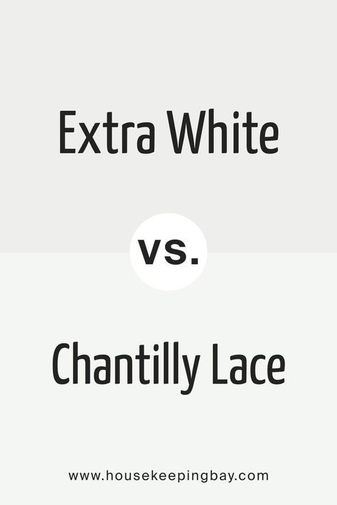 SW Extra White vs BM Chantilly Lace by Sherwin-Williams Sw Extra White, Bm Chantilly Lace, Bright White Paint, Sherwin Williams Extra White, White Paint Color, Trim Colors, The Undertones, Sherwin Williams Colors, St. Croix