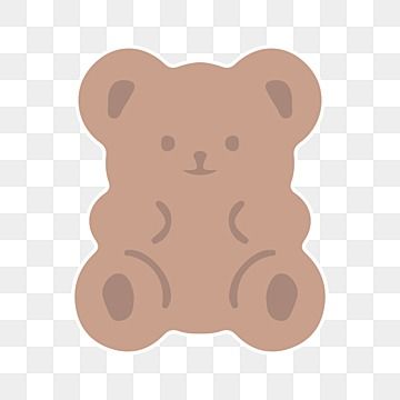 Cute Bear Sticker Png, Bear Png Icon, Korean Stickers Png, Korean Bear Aesthetic, ของตกแต่ง Png ฟรี, Transparent Stickers Png, Sticker Png Cute, Cute Bear Png, Little Bear Cartoon