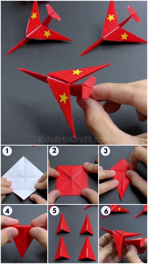 Paper Airplane Origami Step by Step Tutorial For Kids Paper Airplane Origami, Origami Airplane Step By Step, Airplane Activity For Kids, Origami Paper Airplane, How To Make Paper Airplanes Step By Step, Diy Paper Airplanes How To Make, Origami For Kids Step By Step, Diy Paper Airplanes, Airplane Paper Craft