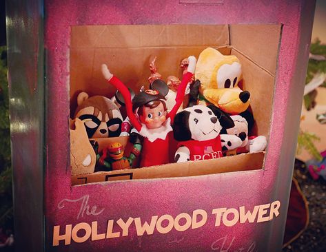 Awesome Elf On The Shelf Ideas, Elf Activities, Tower Of Terror, Elf Ideas, Buddy The Elf, Elf On The Shelf Ideas, Disney Tips, An Elf, Santa Baby