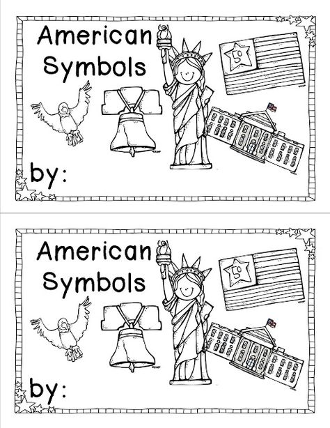 American Symbols Kindergarten, American Symbols Unit, Reading Fluency Passages, Syllables Activities, Earth Day Coloring Pages, Fluency Passages, Kindergarten Social Studies, Homeschool Social Studies, First Grade Worksheets