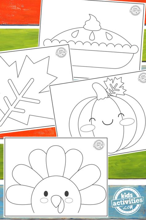 Toddler Thanksgiving Placemat Craft, Thankful Activities, Thanksgiving Coloring Sheets, Free Thanksgiving Coloring Pages, Fall Coloring Sheets, Thanksgiving Crafts For Toddlers, Thanksgiving Toddler, Thanksgiving Crafts Preschool, Simple Thanksgiving