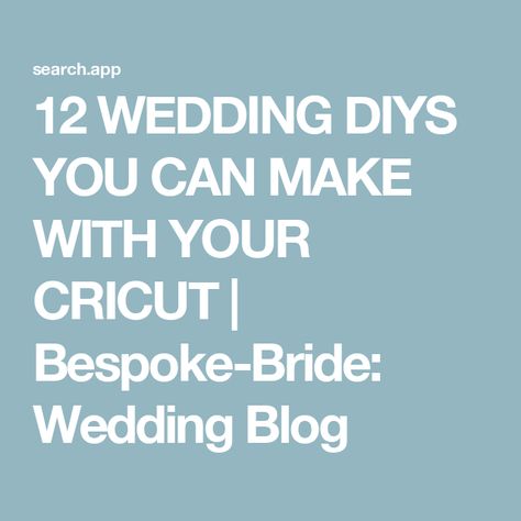 12 WEDDING DIYS YOU CAN MAKE WITH YOUR CRICUT | Bespoke-Bride: Wedding Blog Cricut Wedding Projects, Cricut Wedding Ideas, Make Your Own Invitations, Cricut Wedding Invitations, Wedding Diys, Cricut Maker 3, Garland Backdrops, Cricut Wedding, Cool Coasters