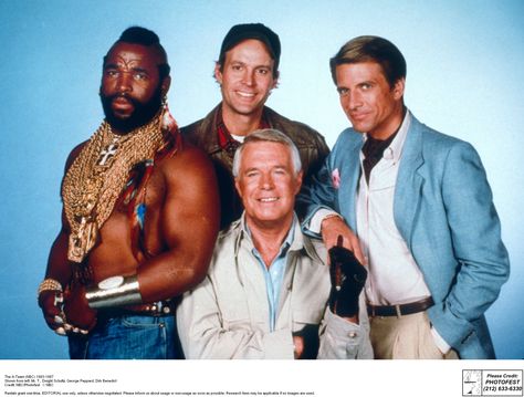 The A-Team: B. A. Baracus (Mr. T), Hannibal, Murdock, Faceman... Dwight Schultz, A Team Van, George Peppard, James Bond Girls, Mr T, Celebrities Then And Now, Paul Rudd, John Smith, Knight Rider