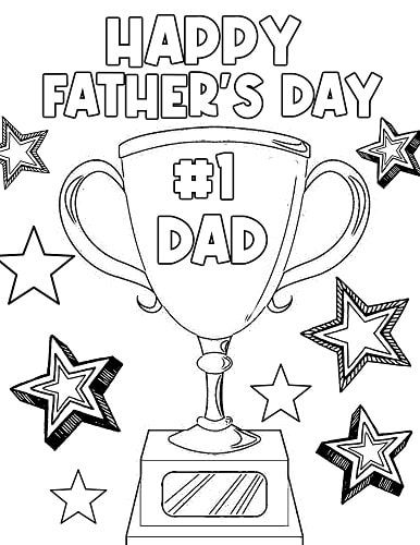 Looking for some cute ad easy Father's Day crafts for kids to make? Try these free Father's Day printables. These Father's Day coloring pages are ready to print and color. Father's day coloring sheets. diy fathers day gift for dad. number 1 dad Holiday Stencils, Father's Day Drawings, Father's Day Drawing, Diy Father's Day Crafts, Dad Printable, Dad Crafts, Easy Fathers Day Craft, Fathers Day Coloring Page, Fathers Day Art