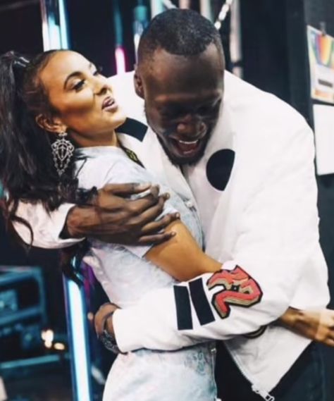 Stormzy Maya Jama, Stormzy And Maya Jama, Stormzy And Maya, Maya Jama, African Print Maxi Skirt, What's True Love, Boy Best Friend Pictures, Boy Best Friend, Love And Lust