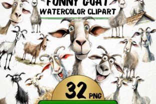 Goat Clipart, Funny Goats, Funny Goat, Duck Illustration, Billy Goat, Goat Art, Goats Funny, Africa Animals, Farm Kids