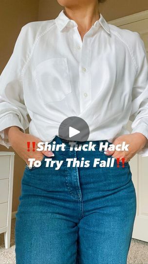 22K views · 662 reactions | ‼️Shirt Tuck Hack to Try This Fall‼️
1. Criss cross the sides
2. Tuck into opposite sides 
3. You can tuck under your bra for a crop top option (video down below on my feed
.
.
.
.
.
#shirttuckedin #diyfashion #shirttuck #fashiontipsandtricks #easyhacks #njblogger#fashionhacks #shirtstyle #fashiontutorial | Natalia| Fashion Tips | J Balvin · Dientes How To Tuck The Front Of Your Shirt In, Tuck Shirt Under Bra Hack, How To Tuck In Shirt Without Bunching, How To Tuck In Shirt Without Bulk, When To Tuck And Not Tuck Your Shirt, Shirt Tucked In, Fashion Tutorial, Criss Cross, Diy Fashion