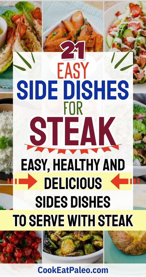 What To Serve With Flank Steak Dinners, Sides With Steaks Easy, Best Side Dishes For Steak Veggies, Sides To Cook With Steak, Keto Steak Dinner Sides, Sides To Pair With Steak, Healthy Sides To Go With Steak, What To Serve With Grilled Steak, Sides For Flank Steak