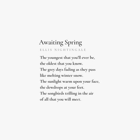 Spring Equinox Poem, Spring Poetry Quotes, Spring Rain Quotes, Spring Poems Poetry, Spring Equinox Quotes, Poems About New Beginnings, Square Nails Aesthetic, March Poem, April Poem