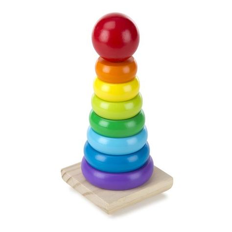 Rainbow Stacker Classic Toy Kite Shop, Pirate Toys, Rainbow Stacker, Stacker Toy, Wooden Rainbow, Melissa And Doug, Melissa & Doug, Stacking Toys, Developmental Toys