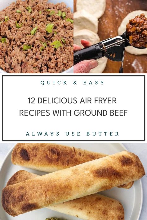 Ground Beef Recipes For Air Fryer, Air Fryer Meals With Ground Beef, Crispy Meatballs, Cooking Ground Beef In Air Fryer, Beef Air Fryer Recipes, Ground Beef Air Fryer Recipes, Ground Beef Air Fryer, Air Fryer Ground Beef Recipes, Ground Beef Meatballs Air Fryer