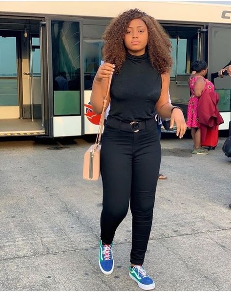 'I'm Thick And I Know It' - Regina Daniels Shares New Beautiful Photos - Celebrities - Nigeria Regina Daniels Outfits, Regina Daniels Fashion, Regina And Daniel, Meagan Good In Waist Deep, Regina Daniels, Rhianna Thick 2018, Celebrities Fashion, Pants Outfits, Stylish Clothes