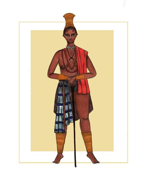 Hey guys. So I'm doing an illustration series based on pre-colonial women's fashion in the South Eastern/Igbo people of Nigeria, where my parents are from. And this is Part 1, yayyy!😂 This is supposed to look professional but textured, so I hand sketched then edited digitally. Any feedback is welcome. Just be nice please 😆 Forgive the boobage, had to be accurate loll Igbo History, Igbo People, Illustration Series, Bare Bears, African Culture, Be Nice, My Parents, Style Tips, The South