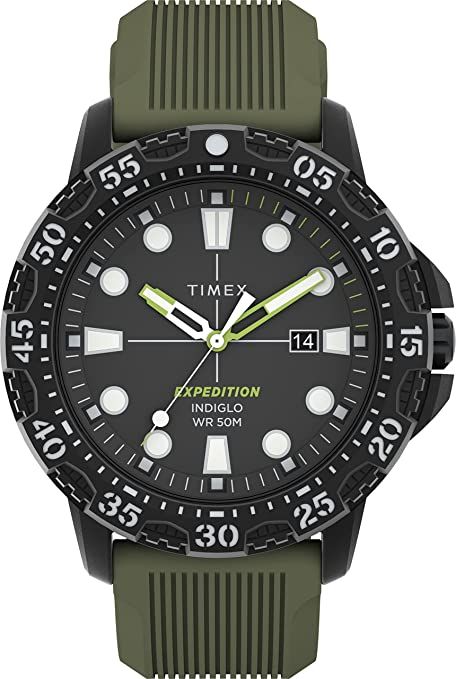 Father's Day gift idea #ad Timex Expedition, Outdoor Watch, Resin Case, Timex Watches, Mens Sport Watches, Black Resin, Analog Watch, Case Design, Military Inspired