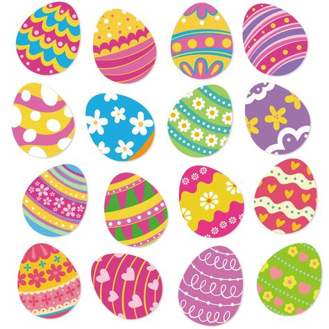 PRICES MAY VARY. THE PACKAGE INCLUDES: 16pcs Easter design refrigerator magnets in assorted designs, sufficient to meet your needs for holiday and daily decoration. FESTIVE DESIGN: The magnetic stickers are designed as assorted Easter eggs with colorful patterns, quite in line with the Easter, which will create strong holiday atmosphere for your home and party. GOOD MATERIAL: Made of good quality magnetic material, waterproof and dustproof, durable and sturdy, can be used and kept for a long tim Cute Easter Egg Designs, Colored Easter Eggs, Holiday Car, Car Kitchen, Easter 2024, Colorful Eggs, Easter Egg Pattern, Fridge Stickers, Easter Stickers