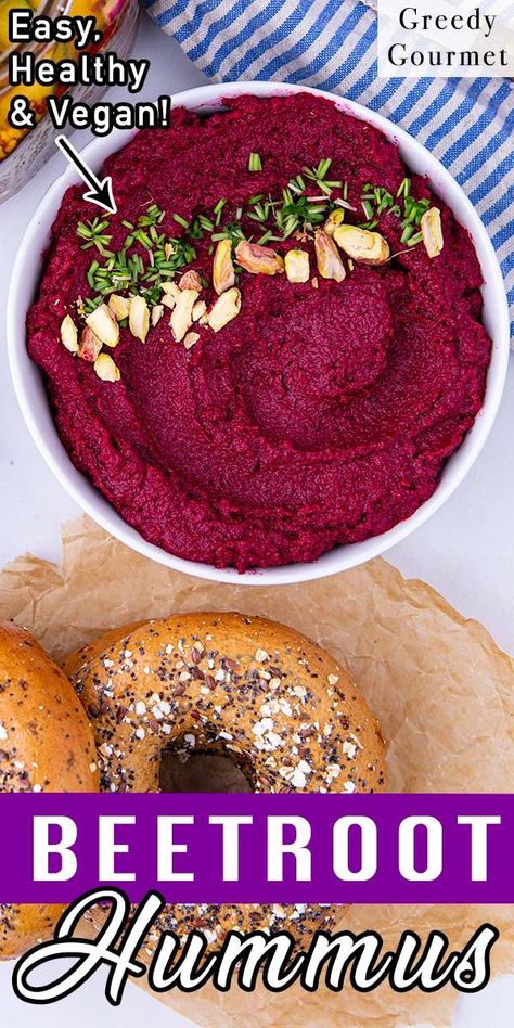 Looking for a perfect, healthy, creamy, and easy to make appetizer? You are definitely in the right place. Beet Hummus is a healthy vegan lunch which comprises of beets that are roasted with balsamic vinegar, which is then whizzed up with chickpeas, spices and tahini. In less than an hour, you will have that sumptuous recipe that’s packed full of flavor. Make this now! #beethummus #beethummusrecipe #easyhummusrecipe #quickhummusrecipe #homemadehummus #easyhummus #easyrecipes #deliciousrecipes Quick Hummus Recipe, Low Fat Appetizers, Beet Hummus Recipe, Roasted Beet Hummus, Easy Hummus Recipe, Hummus Recipe Homemade, Healthy Gourmet, Easy To Make Appetizers, Beet Hummus