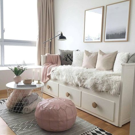 livingroom; livingroom ideas; livingroom ideas; livingroom decor; livingroom decorating ideas; livingroom paint colors; Day Bed Bedroom Ideas Modern, Ikea Divan, Daybed Room, Bilik Tidur, غرفة ملابس, Hemnes, Boy Bedroom, Spare Bedroom, Paint Colors For Living Room