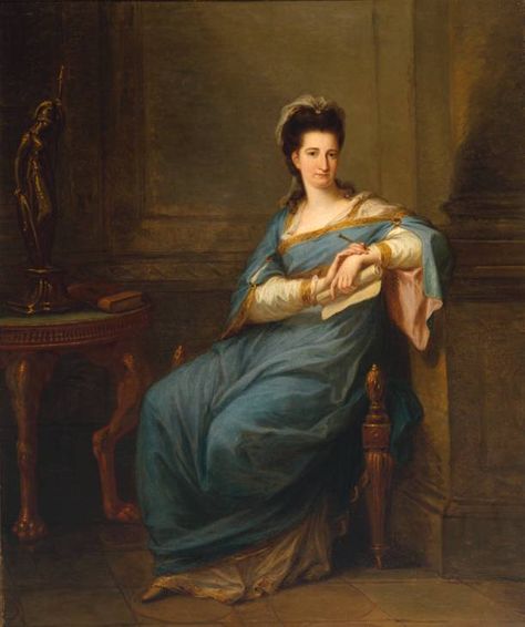 Portrait of a Lady, Angelica Kauffmann,1775, finished 'out of friendship' | inspiration for Girl Reading (2011) by Katie Ward Angelica Kauffmann, Neoclassical Art, Cupid And Psyche, History Painting, Royal Academy Of Arts, Chur, Art Uk, Girl Reading, High Art